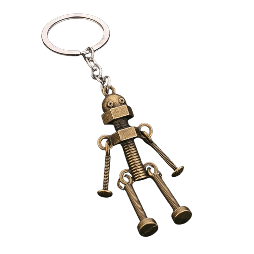 Robot Screw Man Keychain
