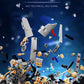 Meiji 13059 mechanical whale Shark Building Blocks Set