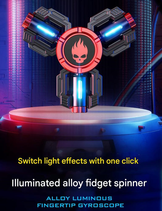 LED Alloy Fidget Finger Spinner