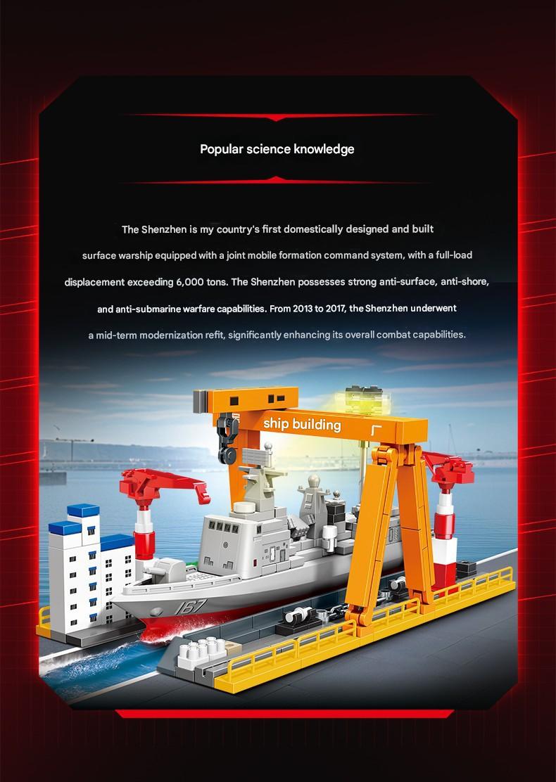 Senbao 208138 Destroyer 015B Building Blocks Set