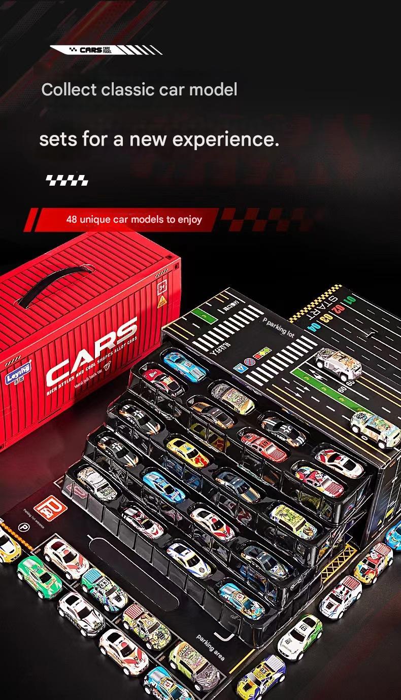 48 Alloy Mini Racing Car Model Set