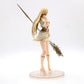 1:7 White Elf Mage Standing Figure