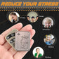 Pop Coin EDC Poker Card Metal Push Card Stress Relief Toy