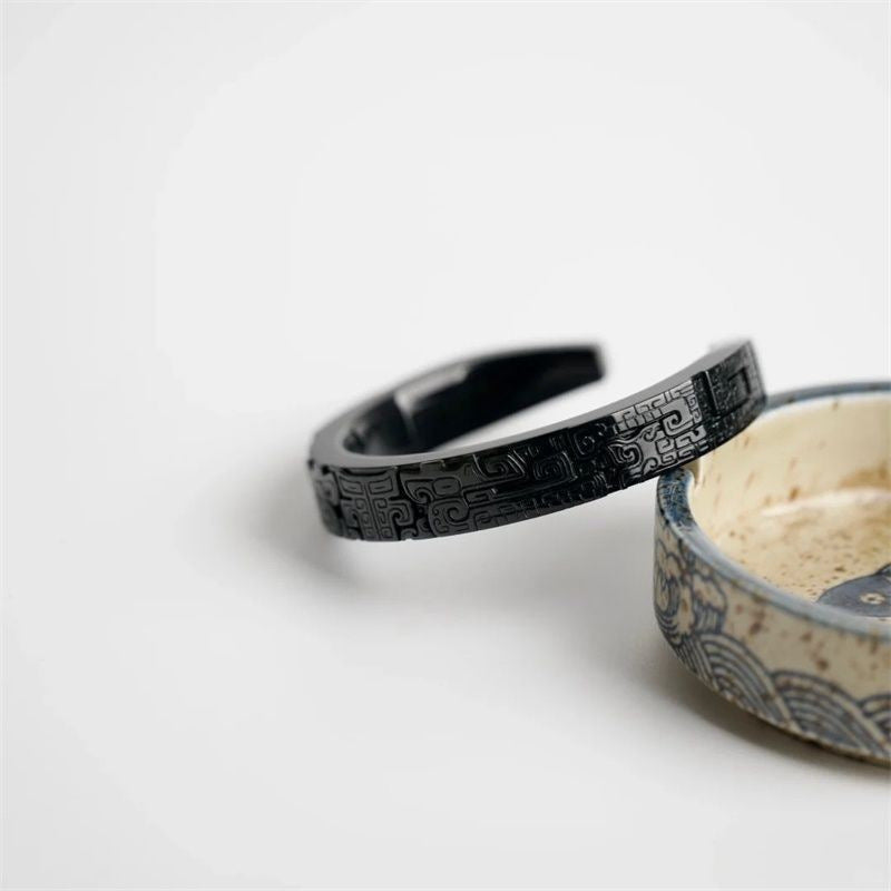 Retro Guofeng Bronze Open Bracelet
