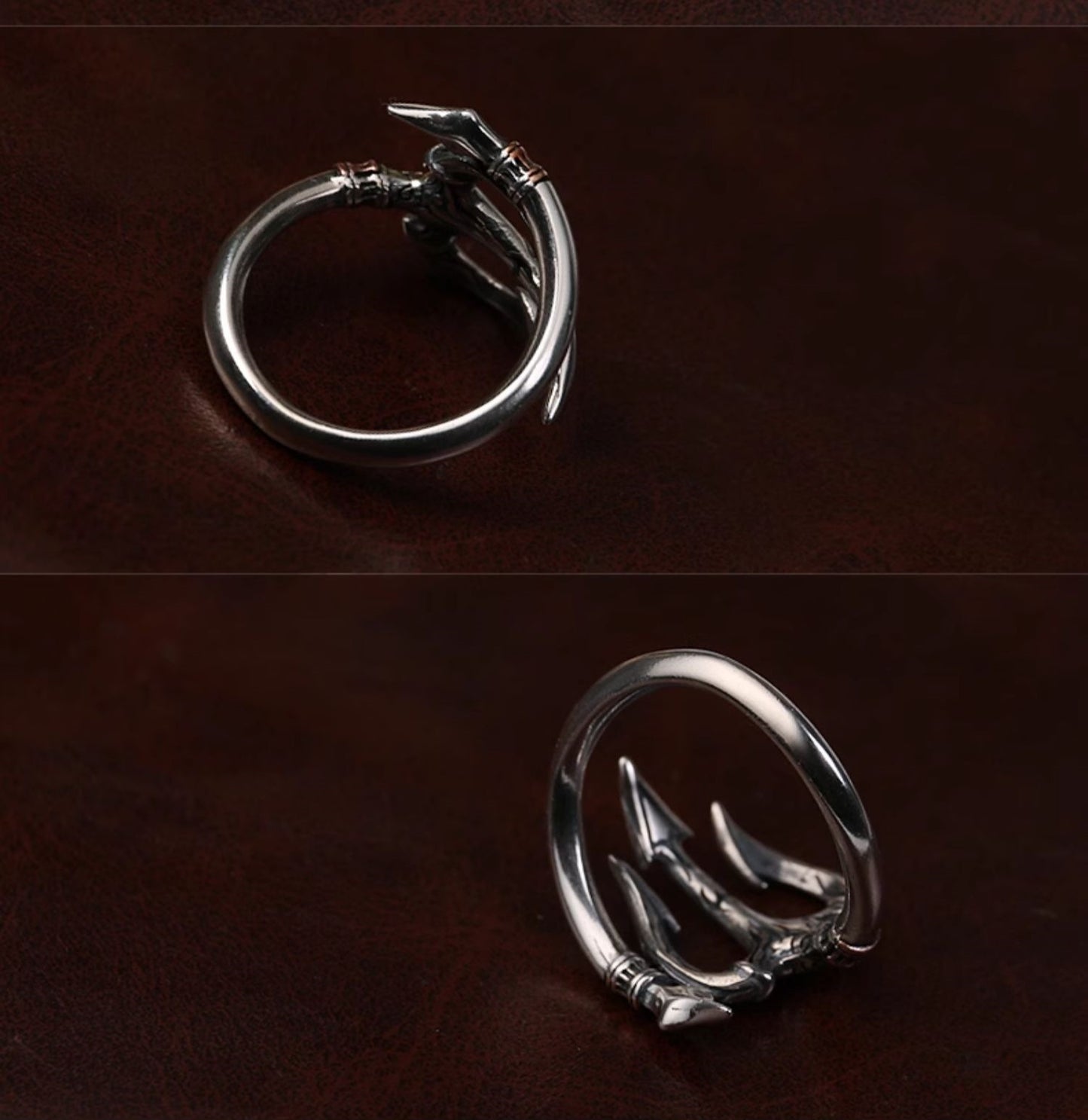 Unisex Trident Ring