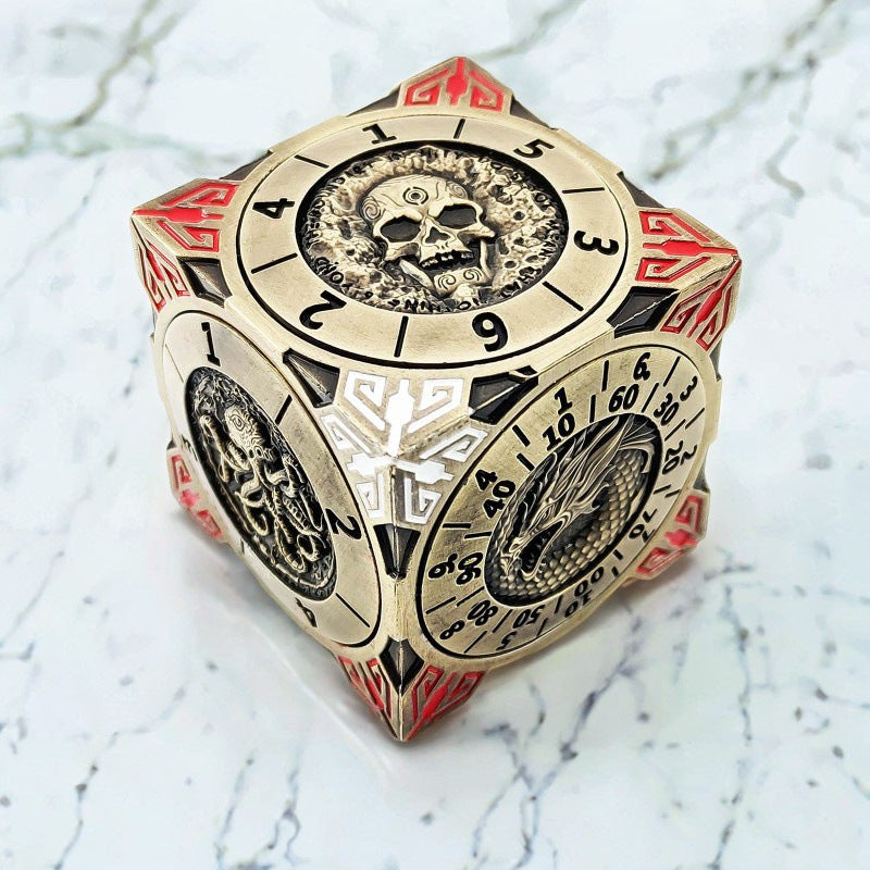 7 in 1 Six Sided Rotating Dnd Dice Set