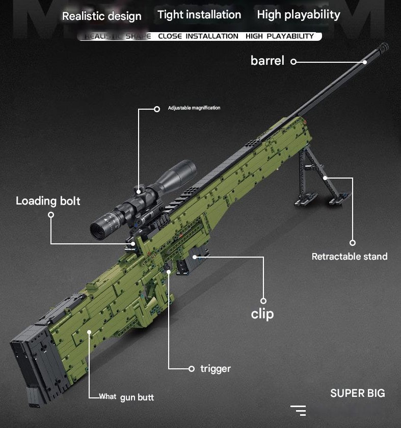 Panlos 670001 AWM Block Rifle Building Blocks Set