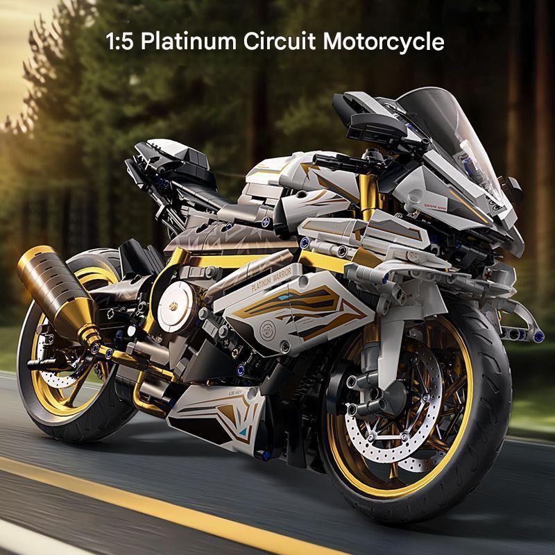 BMW Mechanical Racing Motorcycle Building Blocks Set