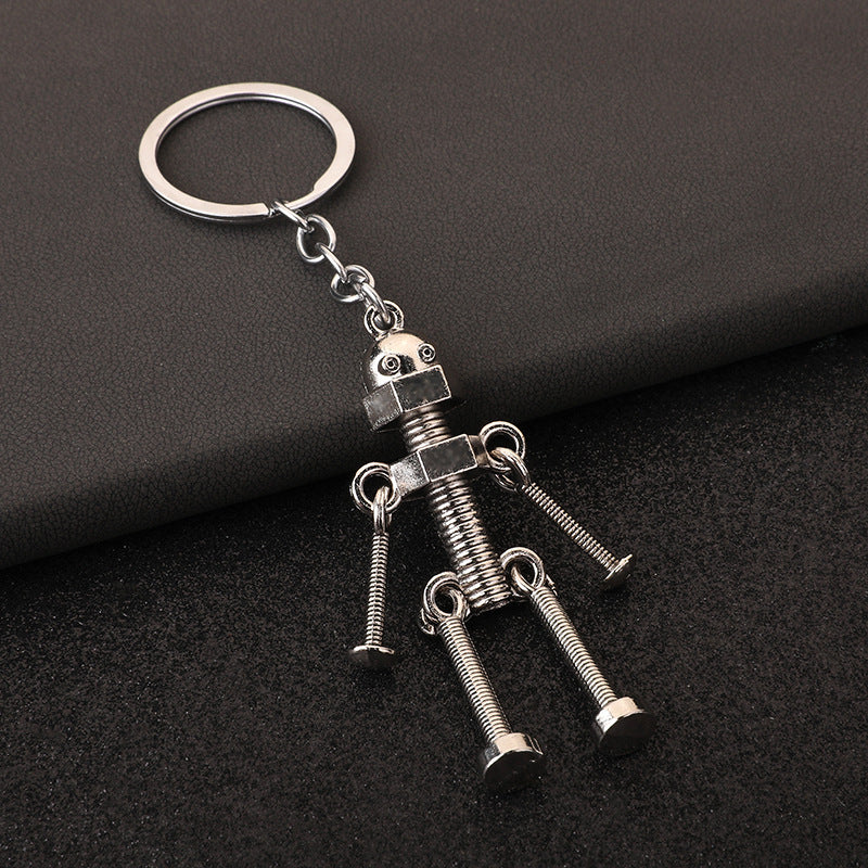 Robot Screw Man Keychain
