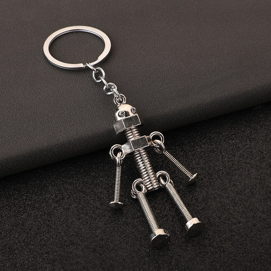 Robot Screw Man Keychain