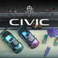1:64 Honda Civic Explosive Alloy Car Model