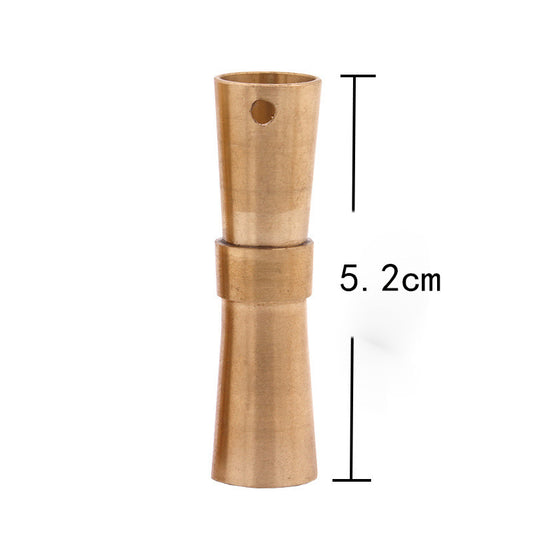 Portable Brass Animal Call Whistle