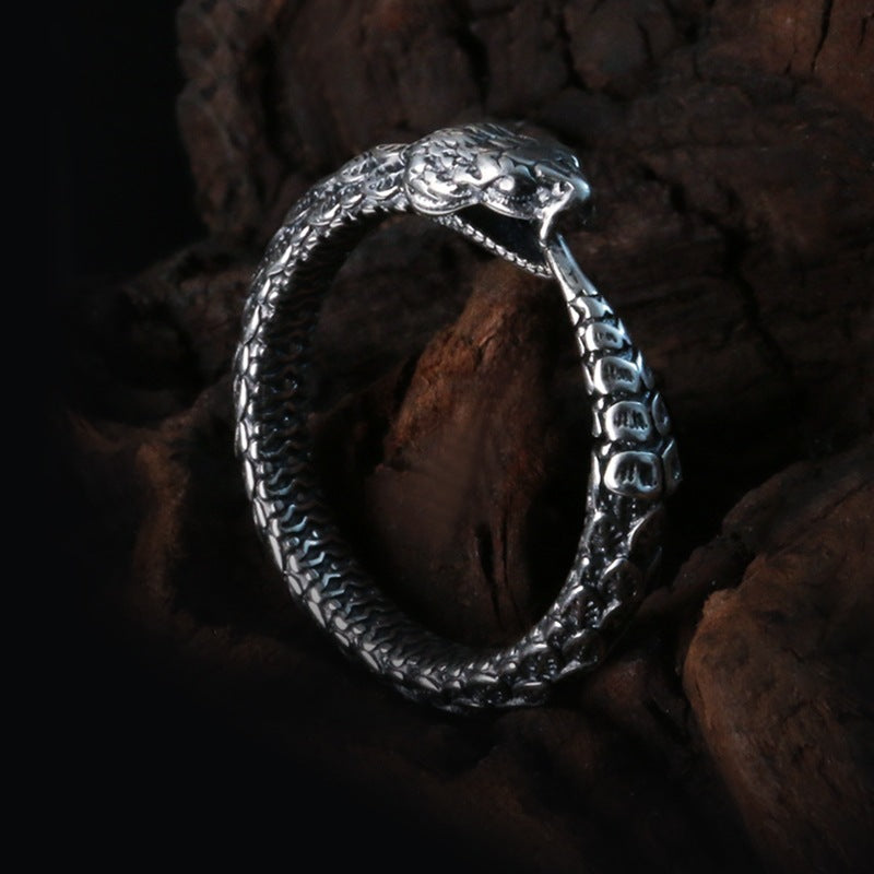 Retro Snake Wrap Ring