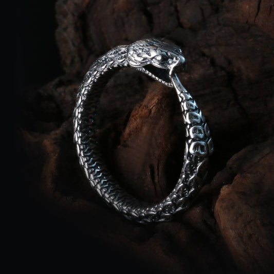 Retro Snake Wrap Ring