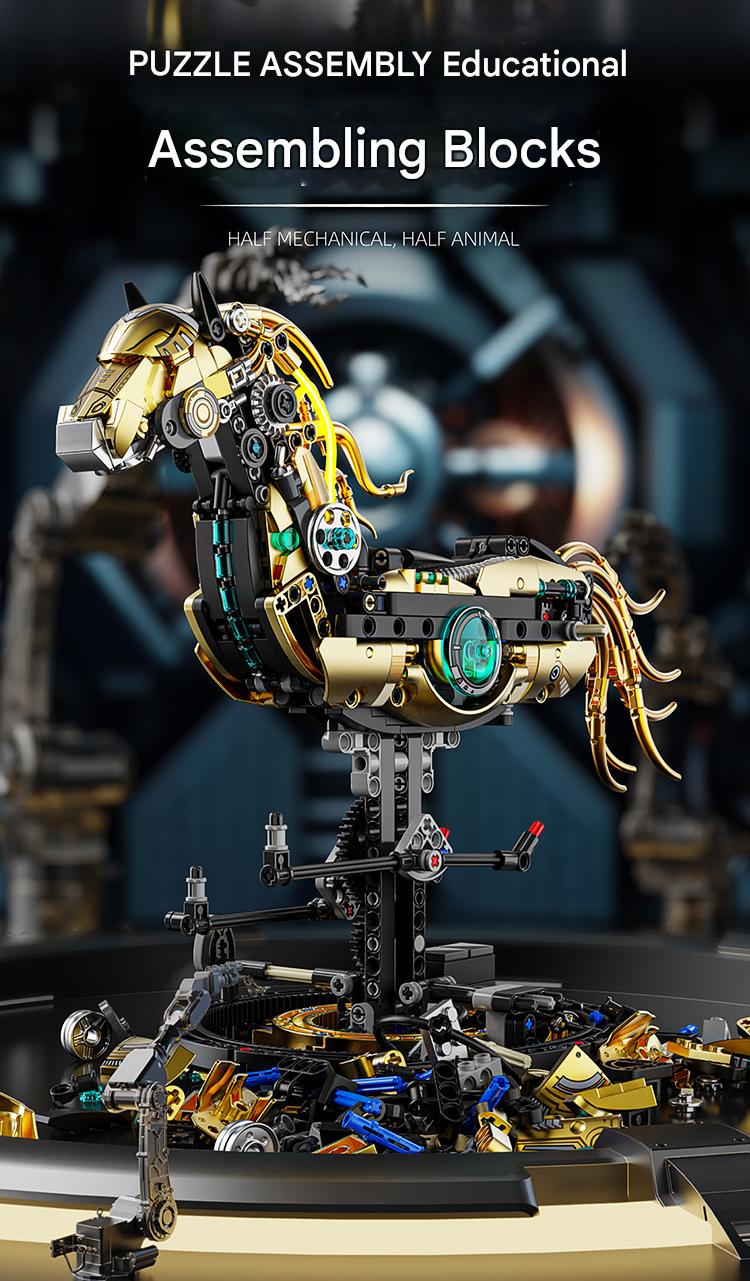 13088 Mechanical Horse Building Block Set