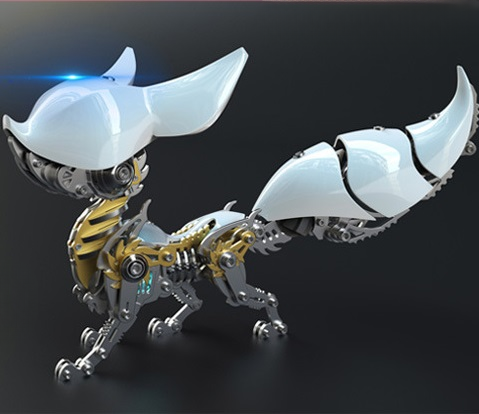 Fox 3D Metal Assembly Puzzle Kit