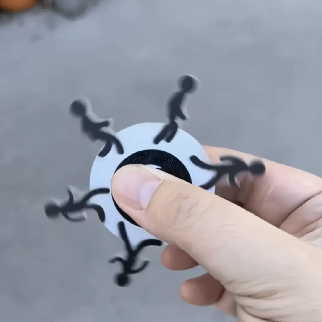 Stickman Fingertip Gyro Stress Relief Toy