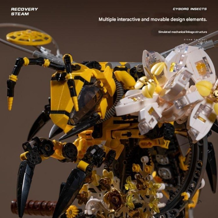 Jd015 Poison King Bumblebee Bee Building Blocks Set