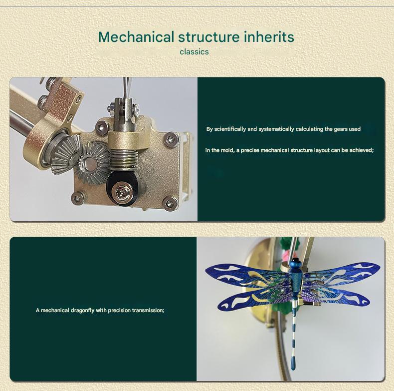 Saturn Culture Mechanical Dragonfly Art Model Ornament