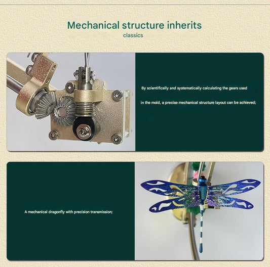 Saturn Culture Mechanical Dragonfly Art Model Ornament