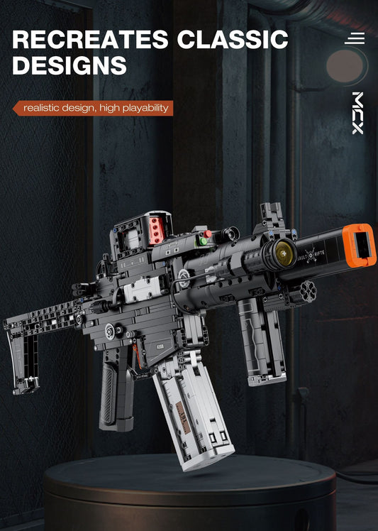 77025 MCX Assault Rifle Assembly Building Blocks Model Kit
