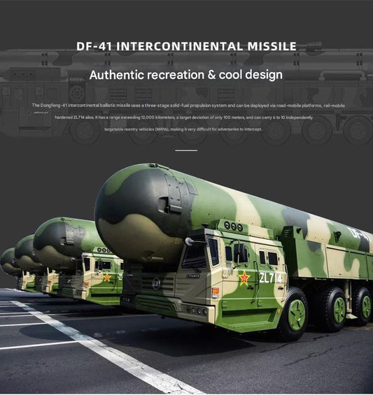 Panlos 639009 Dongfeng-41 Missile Vehicle  Assembly Building Blocks Model Kit