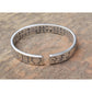 28 Stars Engraved Open Bracelet