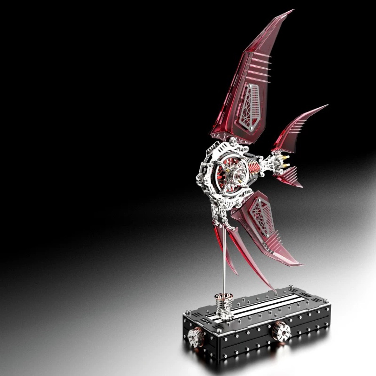 Fairy Fish Metal Stainless Steel Mechanical Model