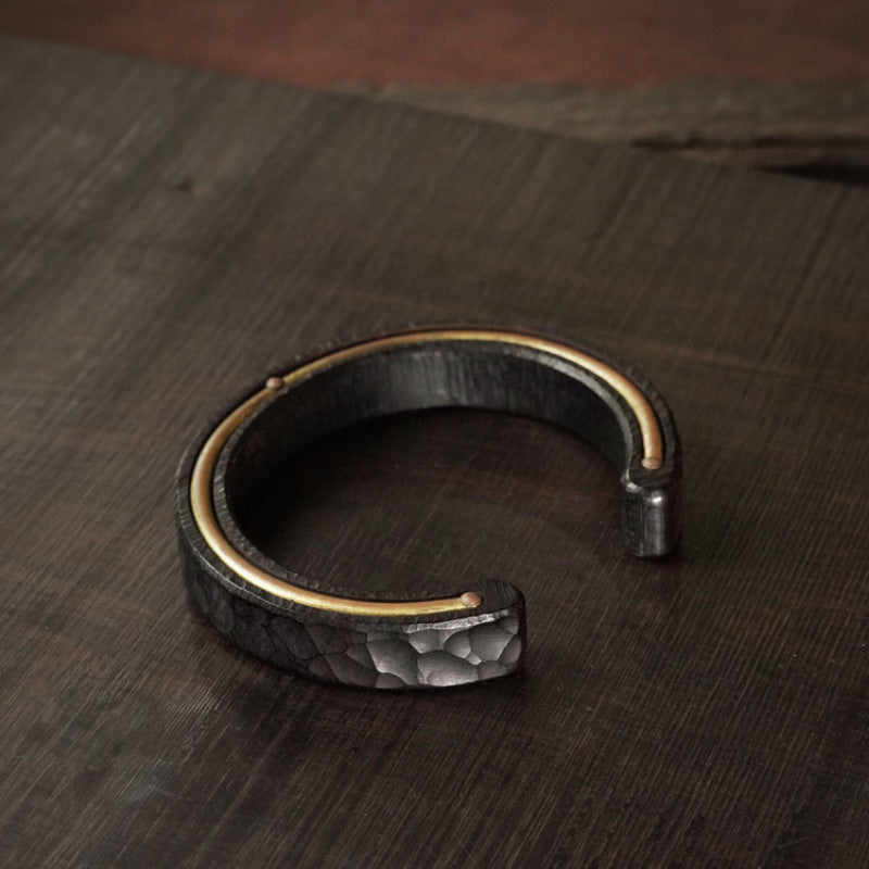 Retro Ebony Open Ring