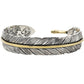 Retro Tang Grass Feather Open Bracelet