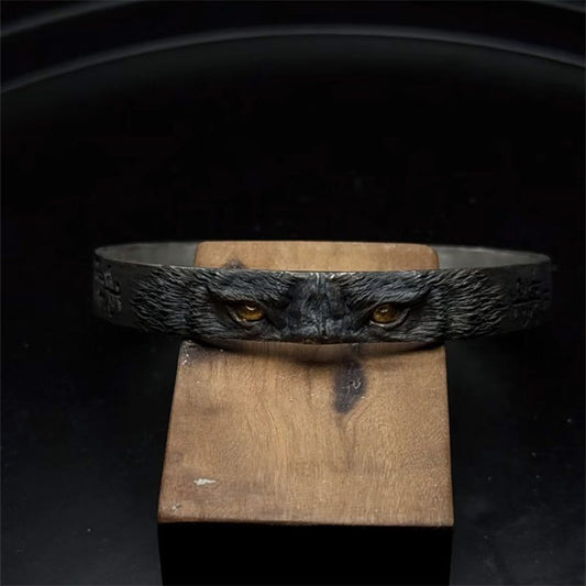 Wolf Eyes Cuff Bracelet