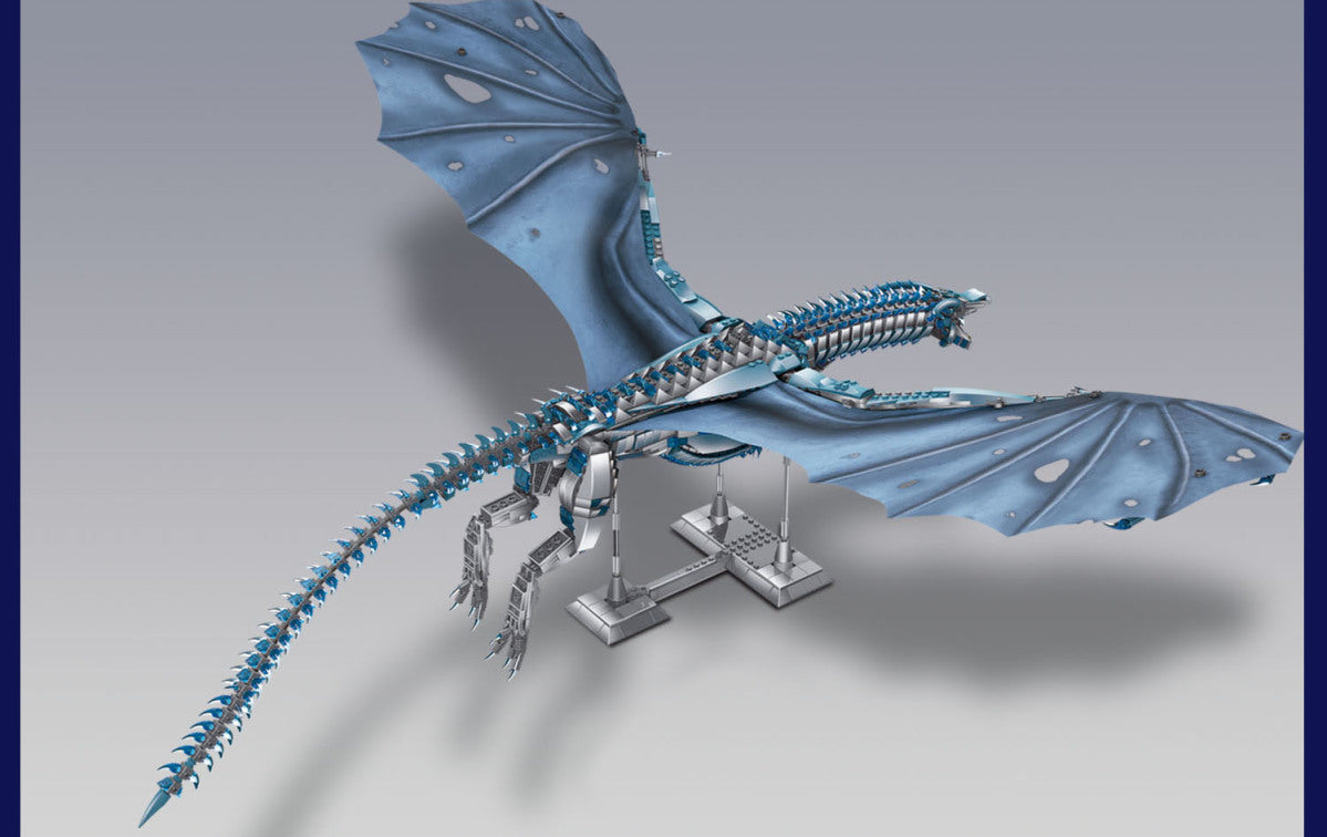 Frost Dragon Building Blocks Set