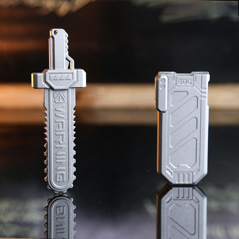Cracking Sword EDC Pusher Card Decompression Toy