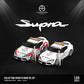 1:64 Speedmaster A90 Safety Alloy Car Model With Doll
