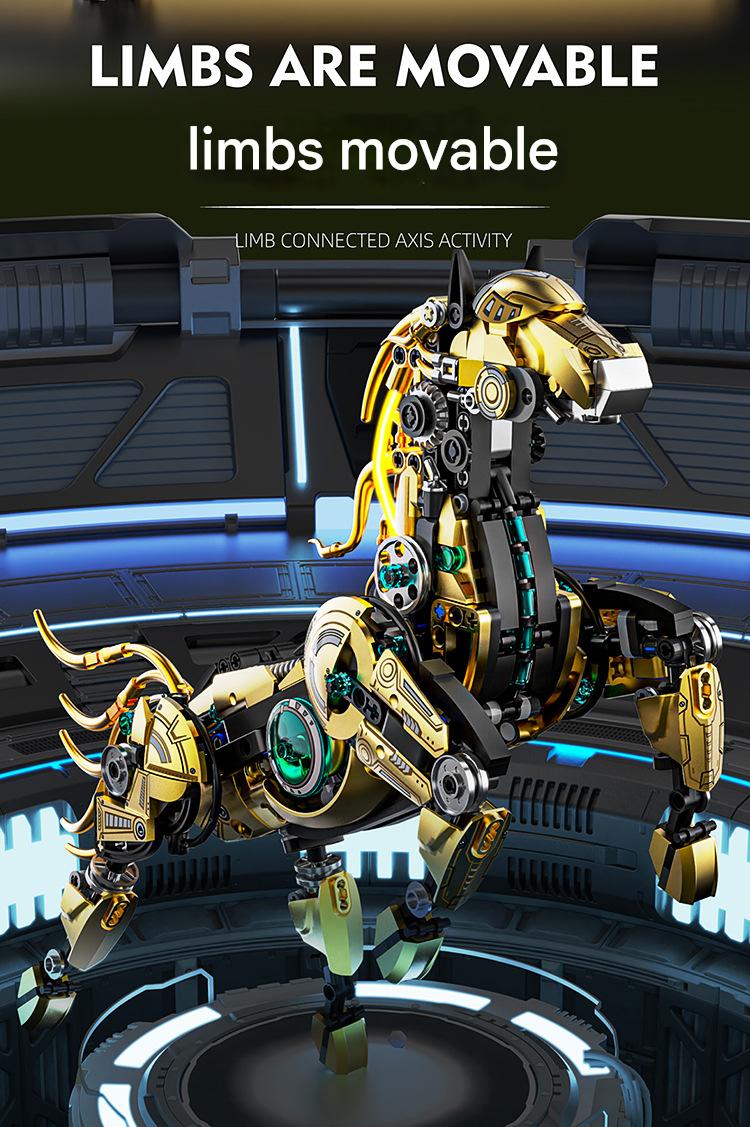 13088 Mechanical Horse Building Block Set