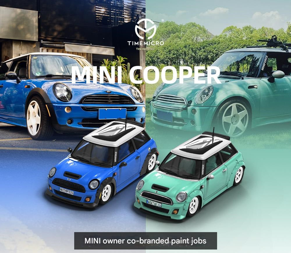 1:64 BMW Mini Cooper Light Alloy Car Model