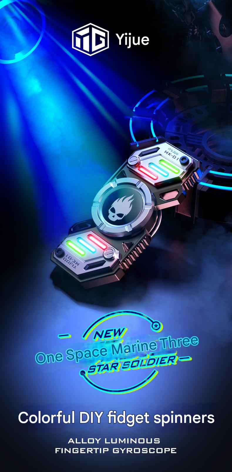 Luminous Star Soldier Finger Spinner
