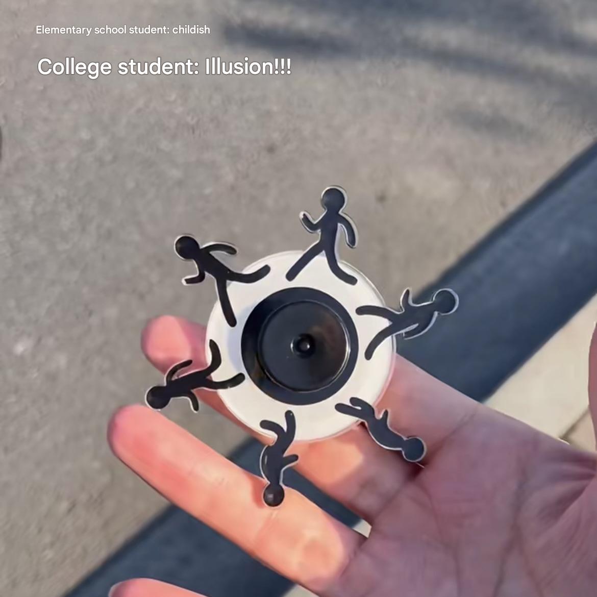 Stickman Fingertip Gyro Stress Relief Toy