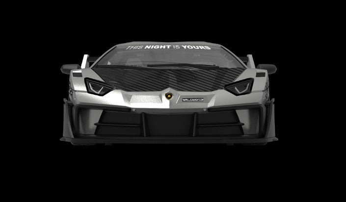 1:64 Lamborghini Lp700 Gtevo Combat Alloy Car Model With Doll