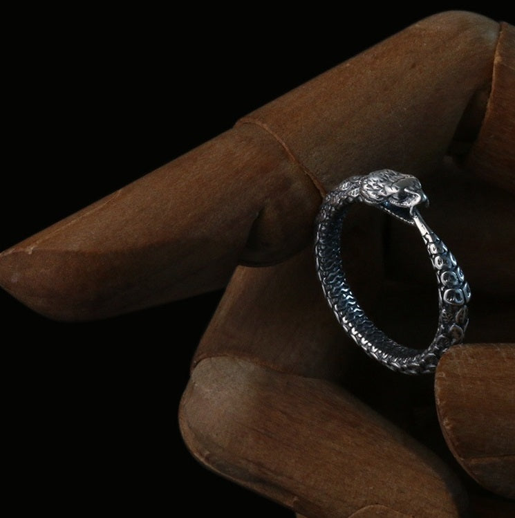 Retro Snake Wrap Ring