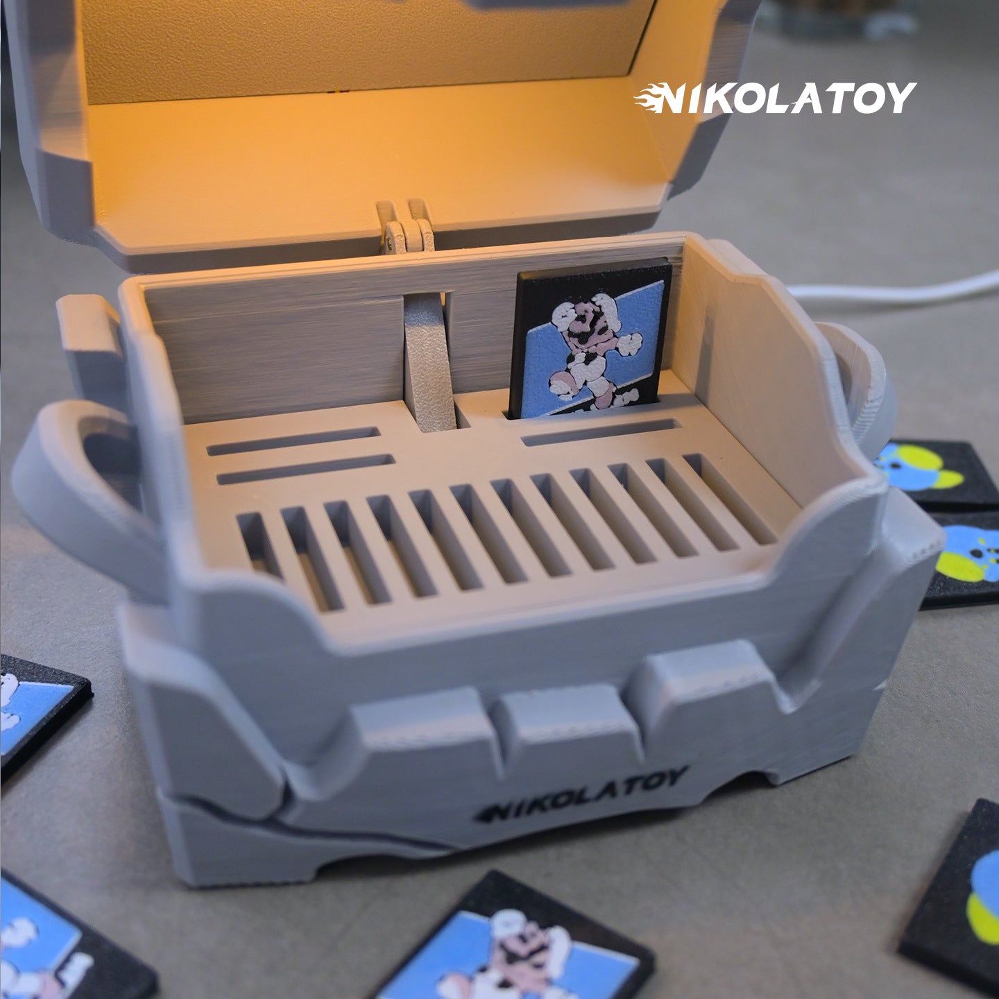 Nikolatoy Zelda Treasure Box Switch Game Cassette Storage Box