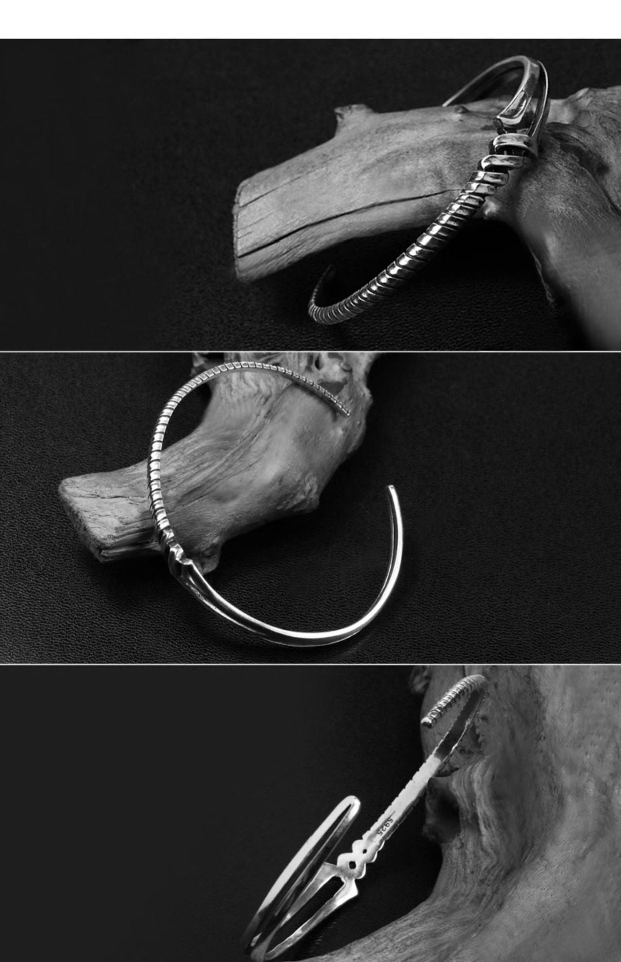 Retro Langji  Open Bracelet