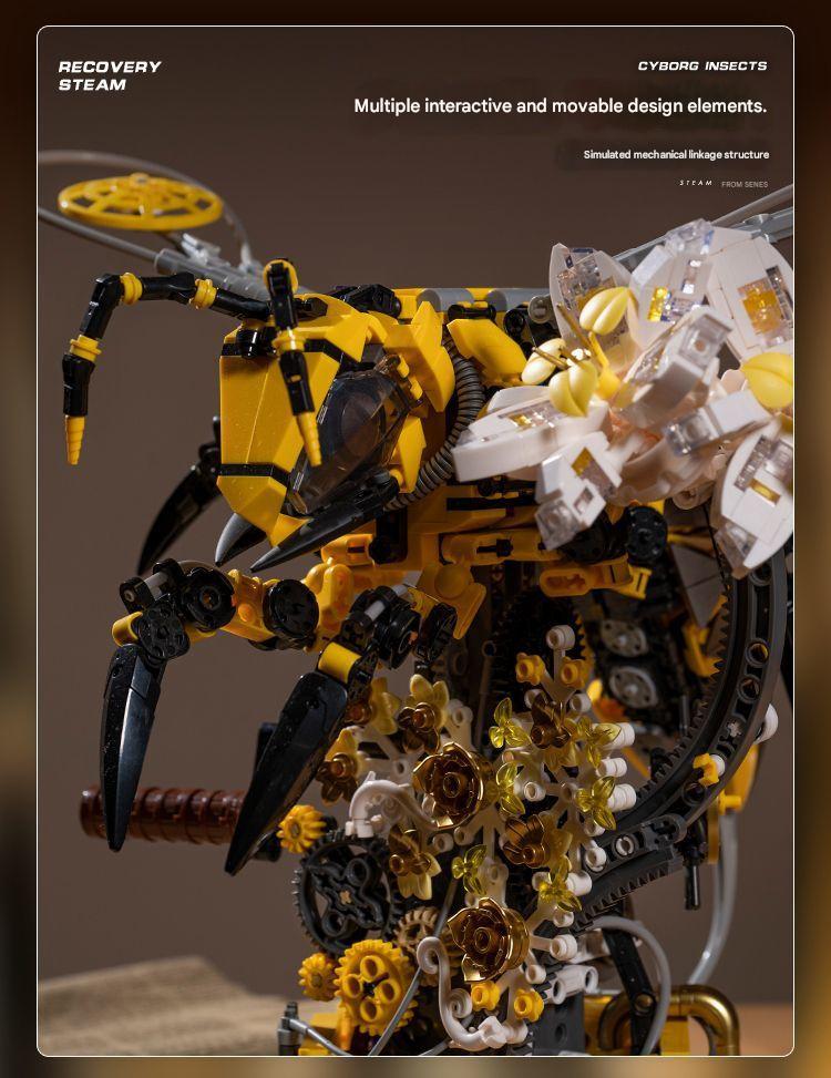 Jd015 Poison King Bumblebee Bee Building Blocks Set
