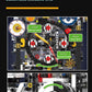 Yuxing 10159 Cyberpunk Clock Model Building Blocks Set