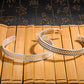 Vintage Woven Heart Sutra Open Bracelet