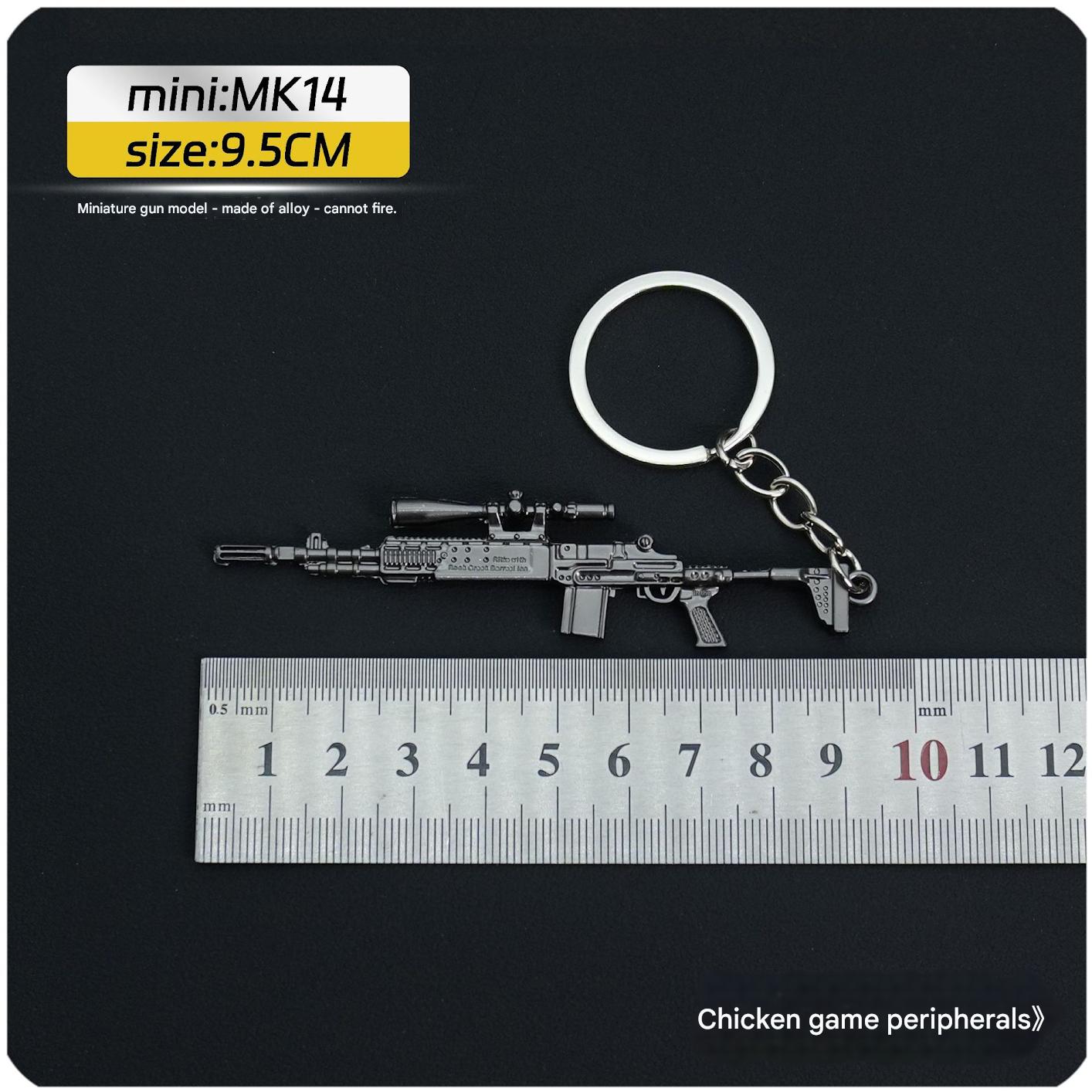 Mini Gun Keychain