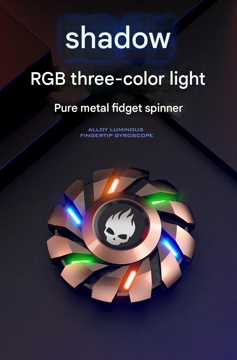 Luminous Metal Fidgent Finger Spinner
