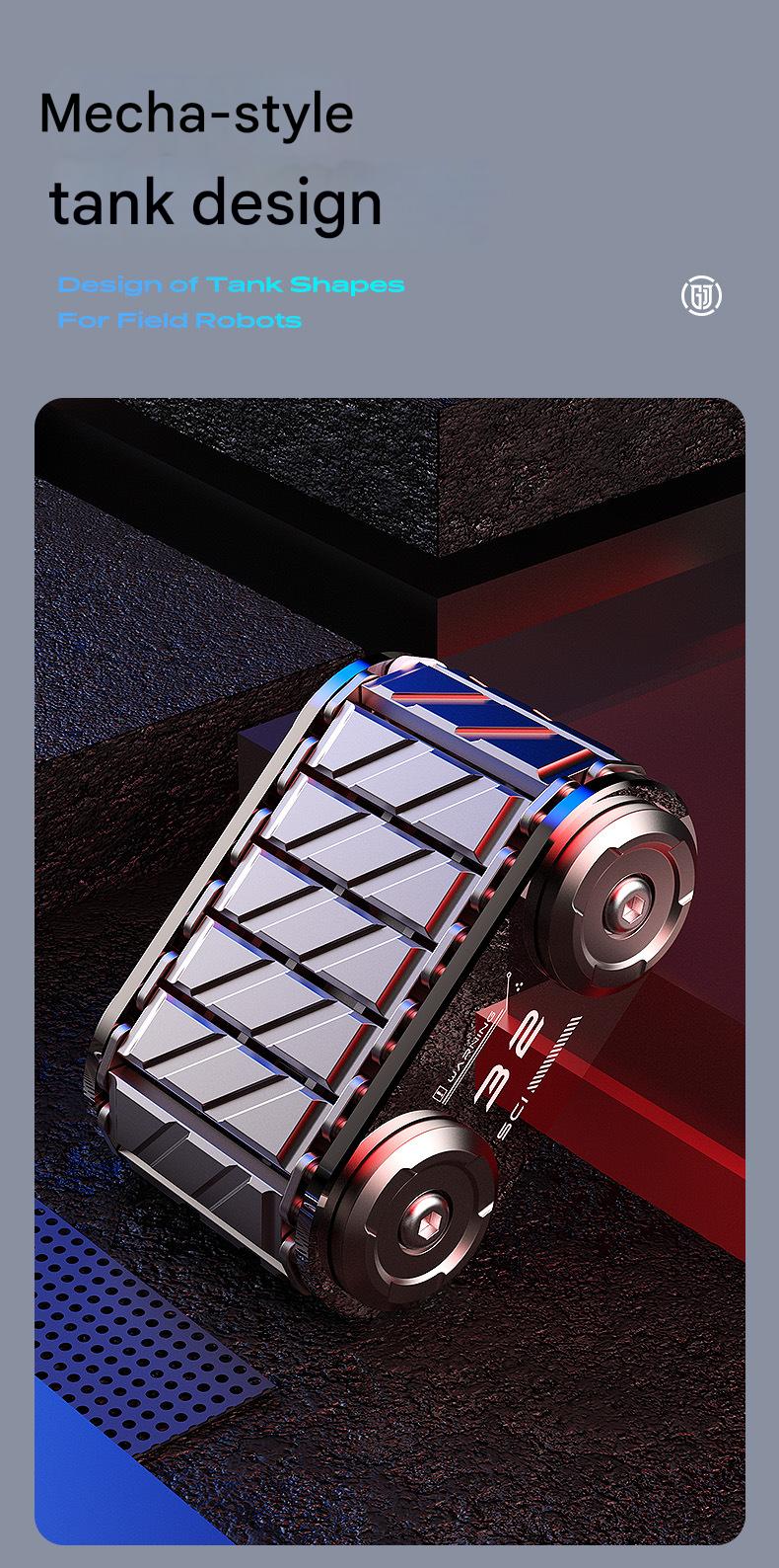 Tank EDC Metal Fingertip Gyro Toy
