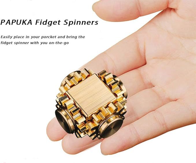 Metal  Fingertip Gyro Stress Relief Decompression Toy