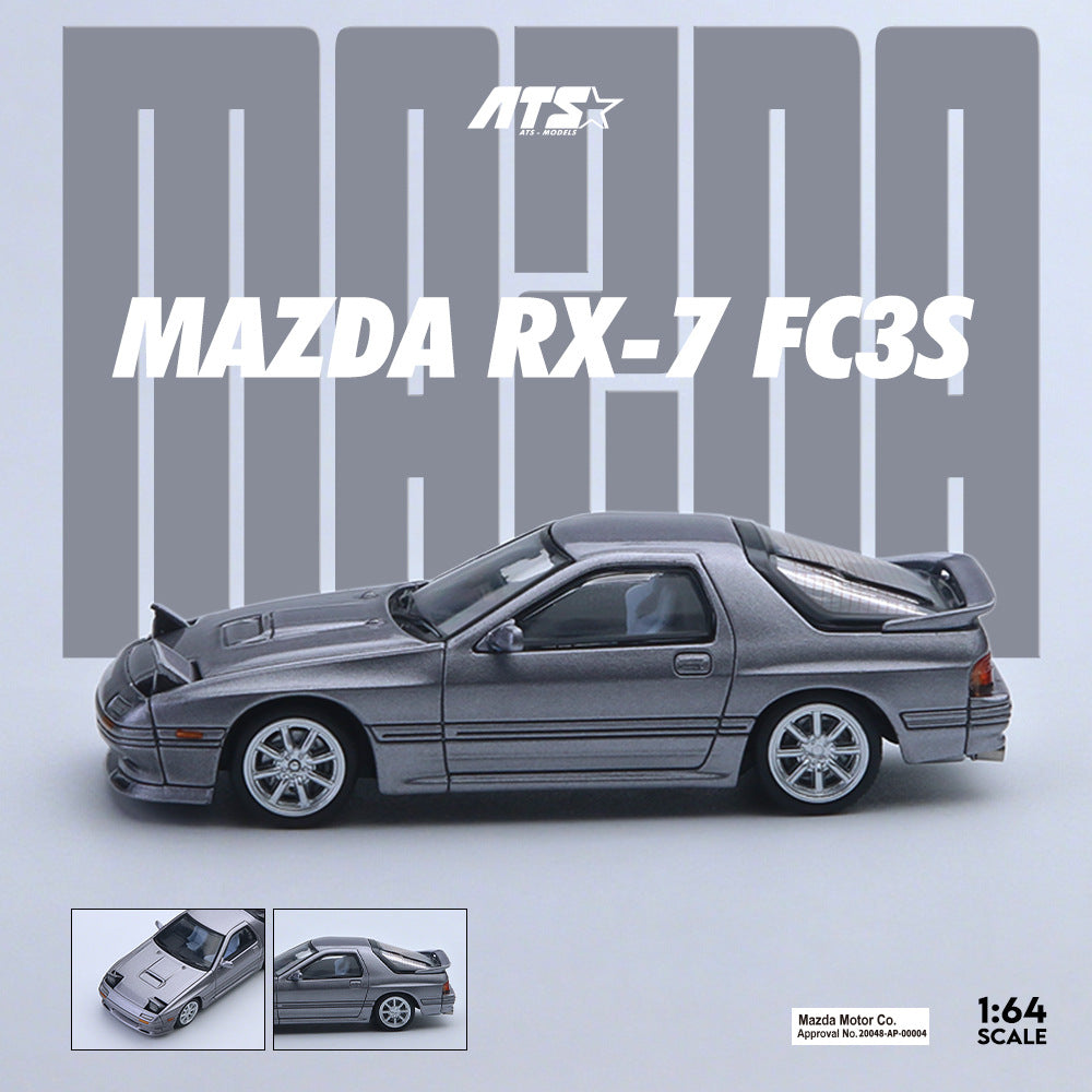 1:64 Mazda RX7 FC3S Alloy Car Model